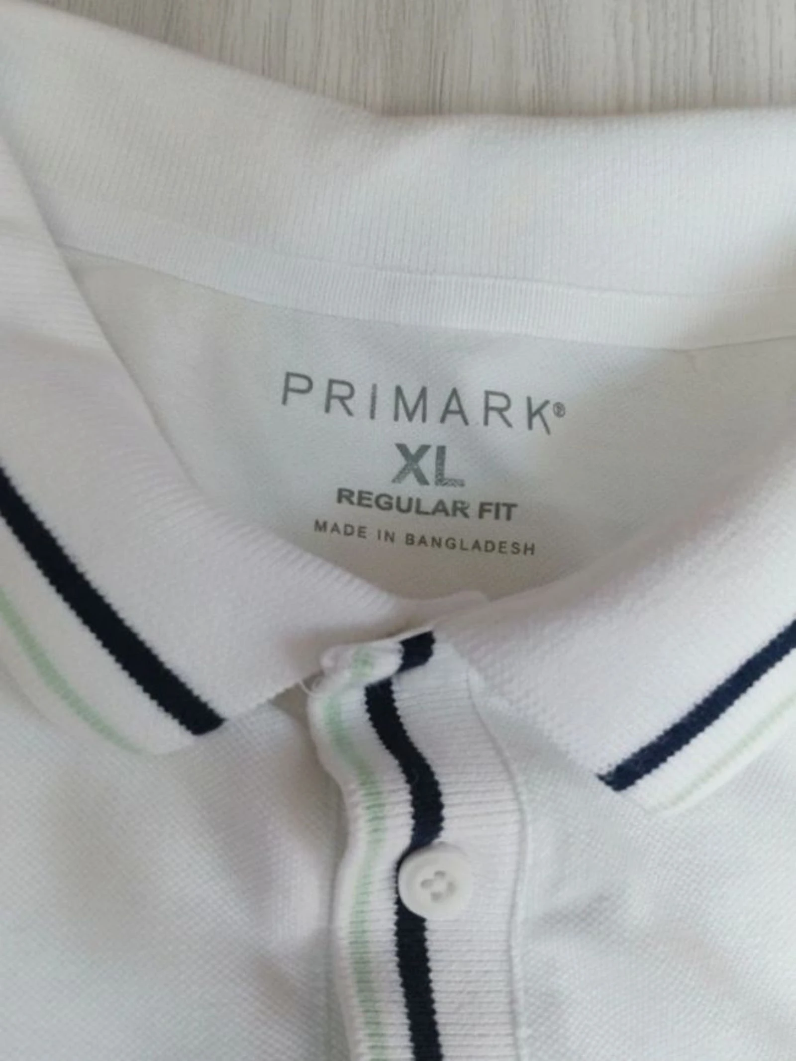Polo blanco para hombre XL Old Money Style Contrast Trim Slim Fit con puntas – photo 7